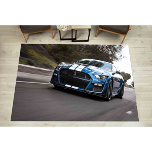 Alfombra para coche Ford Shelby: alfombra impresa antideslizante para decoración de oficina, alfombra fina no tejida - Product Image 3
