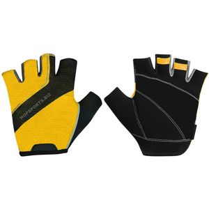 Gants de vélo demi-doigts, gants de sport de montagne et de route, gants en cuir d'hiver avec design de transfert de chaleur, gants de vélo - Product Image 6