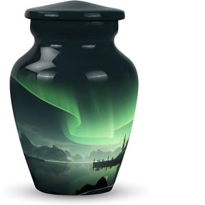 Accesorios funerarios de la más alta calidad, Rojo Dorado, urnas para adultos de latón, venta al por mayor, urnas de cremación funeraria de latón hechas en la India 2024 - Product Image 6