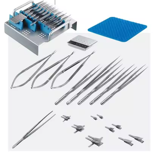 Ensemble d'instruments chirurgicaux vétérinaires pour tissus mous, kit de stérilisation manuelle en acier inoxydable | Outils chirurgicaux réutilisables certifiés CE | - Product Image 4