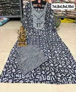 ชุดเดรสแฟชั่นบูติกอิสลามสำหรับผู้หญิงชุดสนามหญ้าพิมพ์ลายคอตตอนปากีสถานสำหรับงานแต่งงาน Eid - Product Image 1