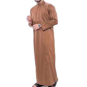 Nouvelle arrivée 2025, Jubba Thobe à séchage rapide pour hommes, meilleure vente, vêtements islamiques, Thobe pour hommes musulmans, faible MOQ - Product Image 6