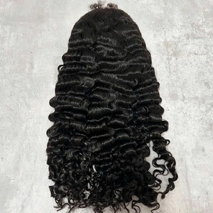Peluca rizada birmana profunda de Vietnam cruda, pelucas de pelo de encaje Full HD sin pegamento, incluye ondas profundas, onda Natural, recta, transparente, virgen - Product Image 3