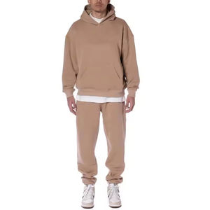 Ensemble survêtement homme hiver respirant en coton, sweat à capuche et pantalon de jogging, personnalisable, streetwear oversize, processus OEM/ODM Impex - Product Image 3
