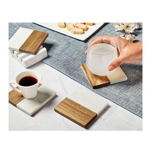 Sous-verres en pierre de conception unique pour la maison et le bureau Accessoires intérieurs élégants pour les dessus de table - Product Image 6