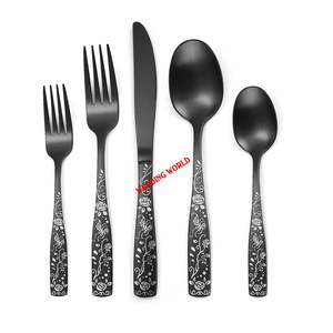 Nuevos cubiertos de metal Diseñador de lujo Cubiertos hechos a mano Diseño clásico Venta al por mayor Nuevos cubiertos de metal - Product Image 4