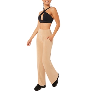 Pantalon de survêtement taille haute pour homme et femme, survêtement essentiel pour le streetwear, entraînement en plein air, fitness, pantalon plat confortable à l'avant - Product Image 1