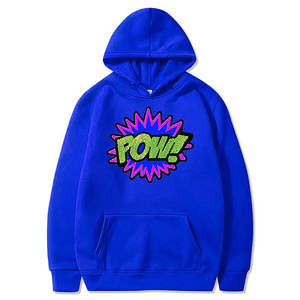 Sudadera con capucha personalizada corta de algodón 100% para hombre, Sudadera con capucha estampada de invierno transpirable y respetuosa con el medio ambiente de gran tamaño - Product Image 5