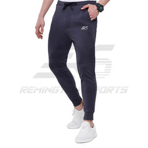 Última moda al por mayor sólido hombres Joggers de secado rápido de alta calidad Fitness Jogger Plus tamaño hombres pantalones gimnasio Jogger - Product Image 5