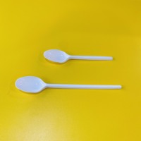 Les plus épuisés 2025 Usine 15cm/21cm Cuillères jetables en plastique pour restaurant de fête Restauration rapide À emporter Jetable Prix bon marché