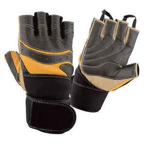 Calidad de exportación Guantes de gimnasio Medio dedo Guantes de levantamiento de pesas Gimnasio Entrenamiento Fitness Ejercicio Soporte de muñeca Guantes de fitness - Product Image 2