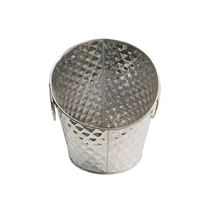 Bac à Boissons Décoratif en Acier Inoxydable, Bac à Vin, Refroidisseur à Bière, Seau à Champagne pour les Réceptions à Domicile et la Restauration - Product Image 3