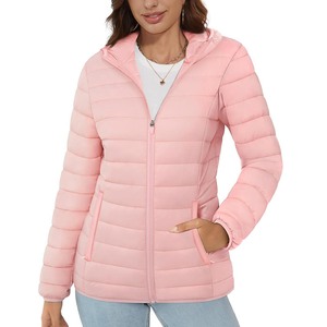 Bulk Production Women's Winter Windbreaker Warm <b>Cropped</b> Customizable <b>Puffer</b> Breathable <b>Jacket</b> For Woman - Product Image 1