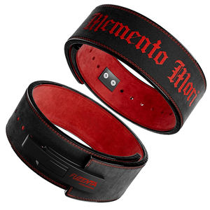 Ceinture de musculation avec boucle à levier de 10 mm d'épaisseur, logo brodé personnalisé, pour squats, entraînements de musculation, soutien du dos, crossfit, powerlifting - Product Image 1