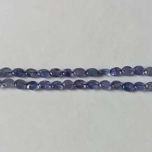 ลูกปัดแทนซาไนต์ทรงรีธรรมชาติ AAA ขนาด 7 นิ้ว (4-8 มม.) รับรองโดยผู้ตรวจสอบบุคคลที่สามสำหรับการทำเครื่องประดับ - Product Image 4