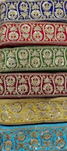 Dentelle brodée élégante de luxe avec paillettes pour robes de mariée robes de soirée chaussures sacs dentelle à motifs floraux - Product Image 6