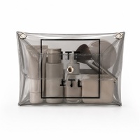 Sac d'emballage en PVC personnalisé OEM, pochette cosmétique en PVC, pochette transparente en PVC pour voyage, emballage de produits de toilette, emballage cosmétique, directement de l'usine