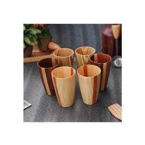 Factory Wholesale Wood Glass 300ml/250ml Glass Cup for Wedding Party Heavy Glass for Handmade Use for Free Sample - Product Image 4
