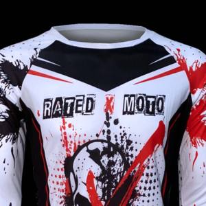 Maillot VTT Performance pour homme Maillot de protection coupe-vent respirant ignifuge grande taille avec motif imprimé pour les cyclistes - Product Image 4