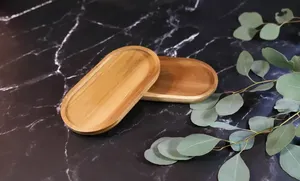 Bandeja de Servir de Madera de Acacia Más Vendida con Asas Multiusos para Decoración del Hogar, Cocina y Restaurante - Product Image 5