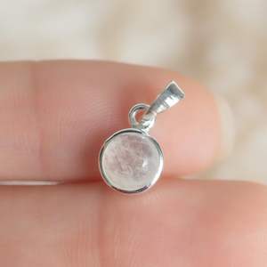 Plata de Ley 925 pera Natural Arco Iris piedra lunar piedra preciosa hecha a mano diseñador rodio plateado joyería fina colgante para mujeres a granel - Product Image 2