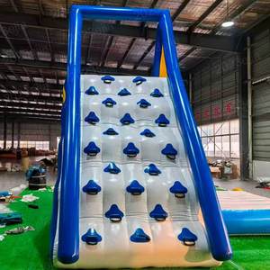 Toboggan gonflable triangulaire <span class=keywords><strong>portable</strong></span>, jouets aquatiques flottants, équipement de piscine extérieure - Product Image 5