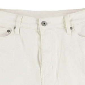 Short en jean personnalisé pour femmes, jean blanc 100% coton, style décontracté, short droit écologique pour femmes - Product Image 4