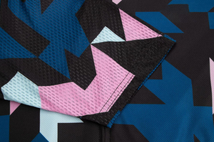 <b>Men's</b> Sublimated Cycling Jersey Set Bike Jersey Zipper Pocket Bib Shorts with <b>Padded</b> Cycling Clothing Set - Product Image 3