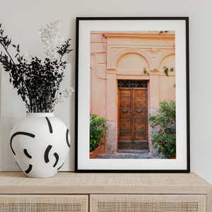 Puerta de Madera Maciza Trastevere con Decoración de Estilo Mediterráneo - Product Image 4