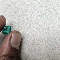 Piedra Esmeralda de Calidad AAA, Excelente Brillo, Corte Esmeralda, Verde Natural de Zambia, para Joyería, 20% de Descuento