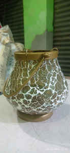 ชุดเชิงเทียนแก้วโมเสกทรงกลมสไตล์โบราณสำหรับตกแต่งบ้านและสวนผู้ผลิตในเทศกาลคริสต์มาส-อินเดีย - Product Image 5