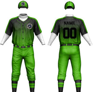 Uniformes de Béisbol y Sóftbol Personalizados Transpirables con Bordado, 100% Poliéster Antibacteriano, Conjuntos Completos - Product Image 2