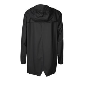 Logo personnalisé vestes d'hiver capuche col montant fermeture éclair haute rue style saison des pluies étanche à l'eau plaine teint Technique Service OEM - Product Image 2