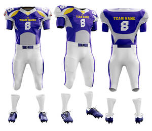 Custom Logo American Football Uniforms <b>Men</b> Tackle TWILL <b>Padded</b> Pant Sublimation Sportswear <b>Shirts</b> Number Manufactured AMERICAN - Product Image 1