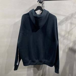 Sudaderas con capucha de gran tamaño para hombre de marca personalizada de alta calidad invierno flocado avena oscura estiramiento 3D diseño de silicona sudaderas con capucha - Product Image 2