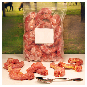 Cuellos de pollo congelados orgánicos de alta proteína 500g Paquete a granel Vitaminas Relleno de alimentos crudos para gatos y perros - Product Image 2