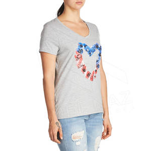 2024 2025 más vendidos de alta calidad hecho en Pakistán DTG impreso camisetas de talla grande 100% algodón orgánico señoras camisetas - Product Image 3