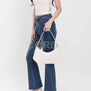 La mejor calidad Low Moq Precio barato Pantalones vaqueros Acampanados para mujer de nuevo diseño - Product Image 6