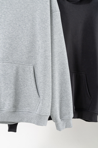 Sudadera con capucha 420 Gsm personalizada de alta calidad ecológica 100% algodón grueso sólido estampado en relieve invierno XS personalizado - Product Image 6