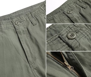 Pantalon de travail cargo pour homme Pantalon de travail cargo ample à poches multiples Pantalon utilitaire à jambe droite pour le travail à l'extérieur et pour une tenue décontractée - Product Image 5