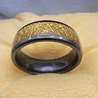 Anillo de Cerámica Colorido AOZORA con Acabado Brillante, Anillo de Boda Unisex, Resistente al Agua IP68, Chip NFC T5577 NTAG216 de 13.56MHz para Control de Acceso
