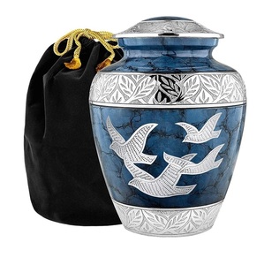 Best Selling Solid Metal Decorative Cremation <b>Urn</b> Burial <b>Urns</b> <b>Ashes</b> Adult Size Male Female Funeral <b>Urns</b> - Product Image 1