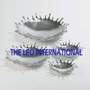 Golden Plated Black Color <b>Bowl</b> <b>Steel</b> Brass Metal Serving Food Fruit New Fashionable Modern Home Decorative <b>Bowl</b> - Product Image 6