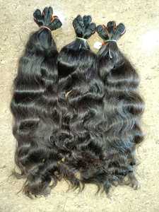 Matériel de haute qualité de qualité en vrac de cheveux humains droits Remy indiens - Product Image 4