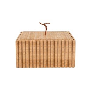 Boîte de rangement et d'ustensiles en bambou Boîte en bambou faite à la main Décoration de table pour la maison naturelle écologique Vente en gros du Vietnam - Product Image 3