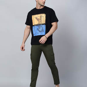 Nueva moda de moda al por mayor OEM personalizado de alta calidad de moda hombres Casual transpirable algodón camiseta para hombres - Product Image 1