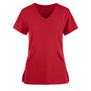 Ensembles de gommage de marque privée uniforme pour femmes col en V Logo personnalisé tailles couleurs Design hôpital médical vente en gros ensemble de gommage à bas prix - Product Image 6