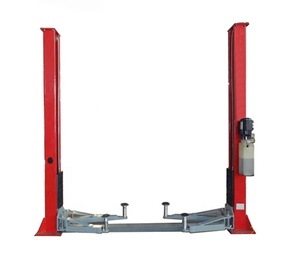 Équipement de <span class=keywords><strong>garage</strong></span>, pont élévateur <span class=keywords><strong>pour</strong></span> véhicules à deux poteaux, 4 tonnes, déverrouillage manuel double côté, élévateur hydraulique <span class=keywords><strong>pour</strong></span> <span class=keywords><strong>voitures</strong></span> avec moteur 220V - Product Image 4