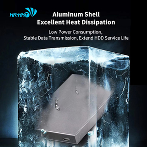 HK-HHT 2.5 "ổ cứng bao vây USB-C 3.1/3.2 Gen2 6gbps bên ngoài <span class=keywords><strong>HDD</strong></span> <span class=keywords><strong>CADDY</strong></span> Adapter Reader UASP <span class=keywords><strong>SATA</strong></span> <span class=keywords><strong>HDD</strong></span>/SSD Tương thích - Product Image 3