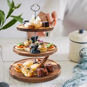 Plateau en bois de bambou durable pour servir des aliments de thé de cuisine écologique et léger avec poignées latérales - Product Image 4